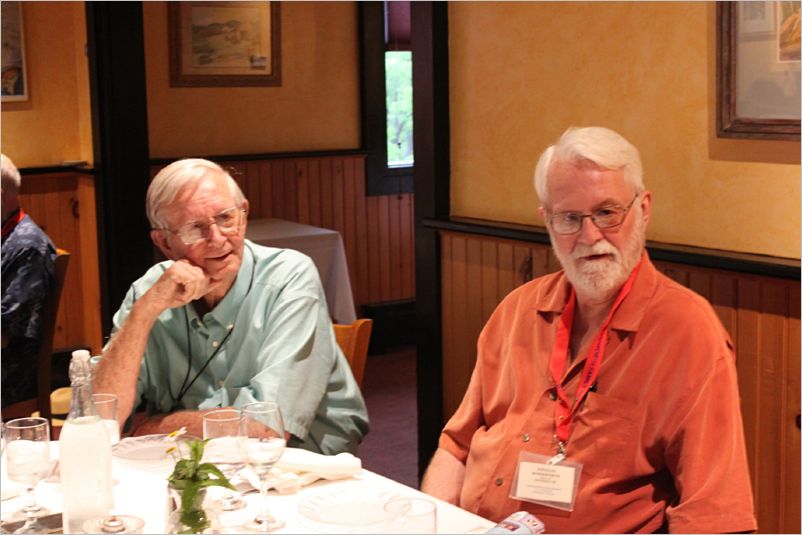 Woody and Doug at banquet auction